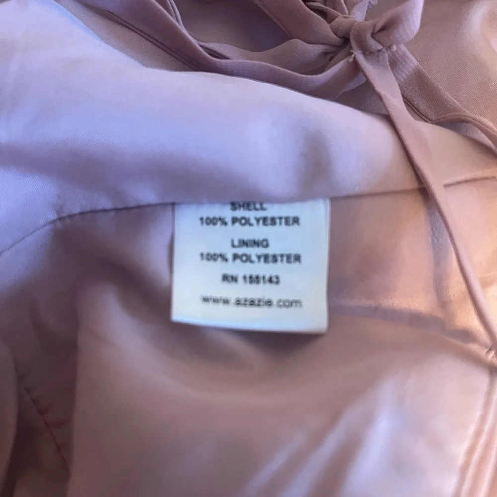 NWT AZAZIE dusty rose formal gown size A4 - Picture 12 of 12